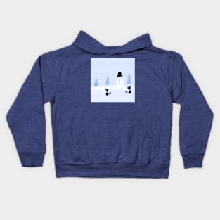 Snowy Day Kids Hoodie